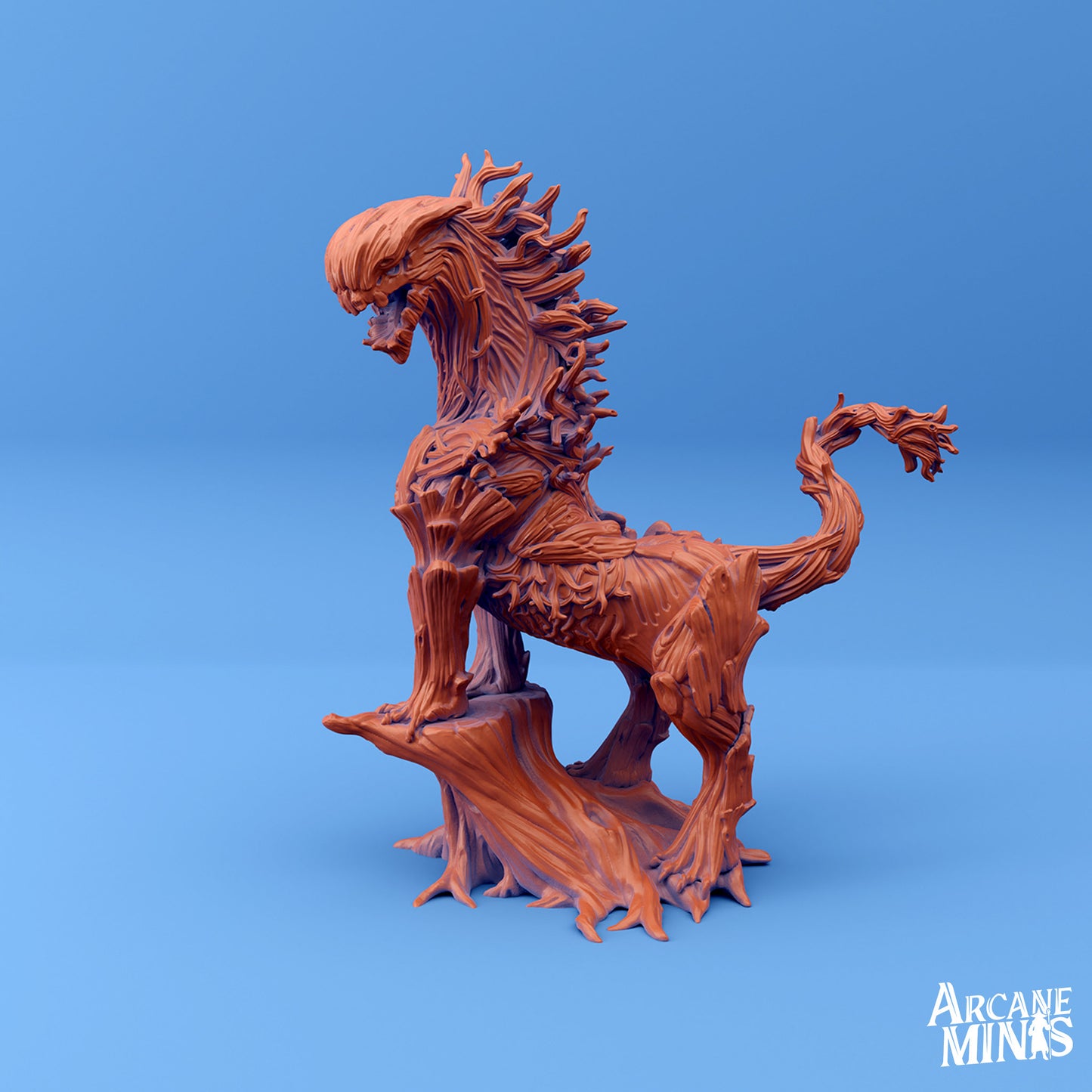 Ravaged Woodland Elemental by Sordane Publishing | Miniature | TTRPG | Unpainted