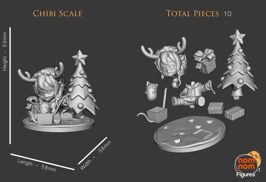 Chibi Nomi by NomNom Figures | Unpainted