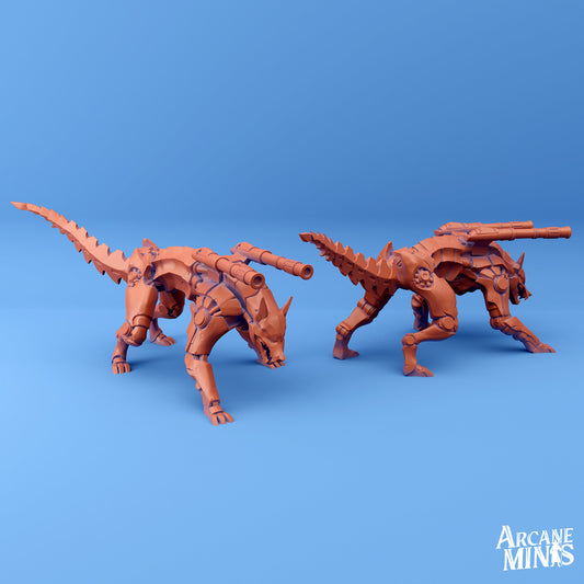 Shard Wolves by Sordane Publishing | Miniature | TTRPG | Unpainted