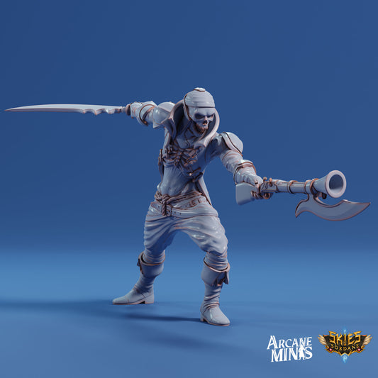 Umeira Undead Crew by Arcane Minis | Miniature | TTRPG | Unpainted