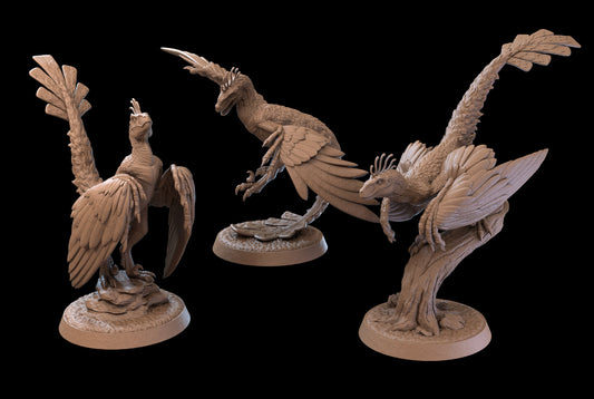 Flying Raptors by Dragon Trappers Lodge | Unpainted