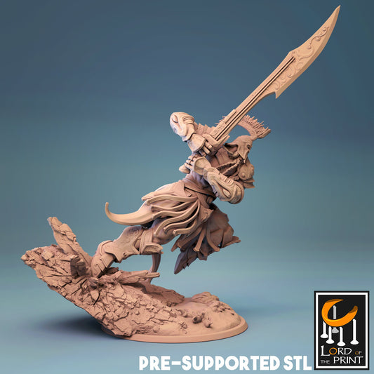Charging Giant by Rescale Miniatures | Miniature | TTRPG | Unpainted