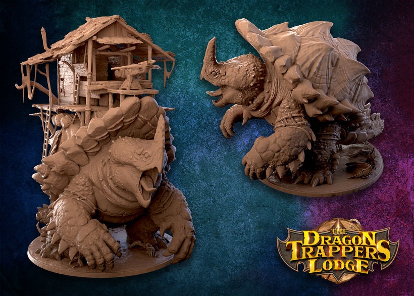 Lodgeback Snapper by Dragon Trappers Lodge | Unpainted