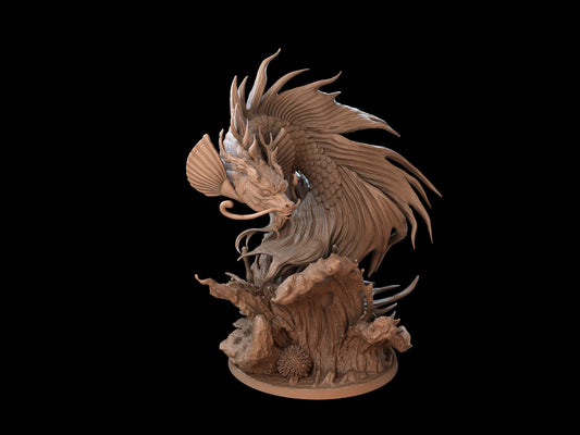 Koi Dragon by Dragon Trappers Lodge | Unpainted