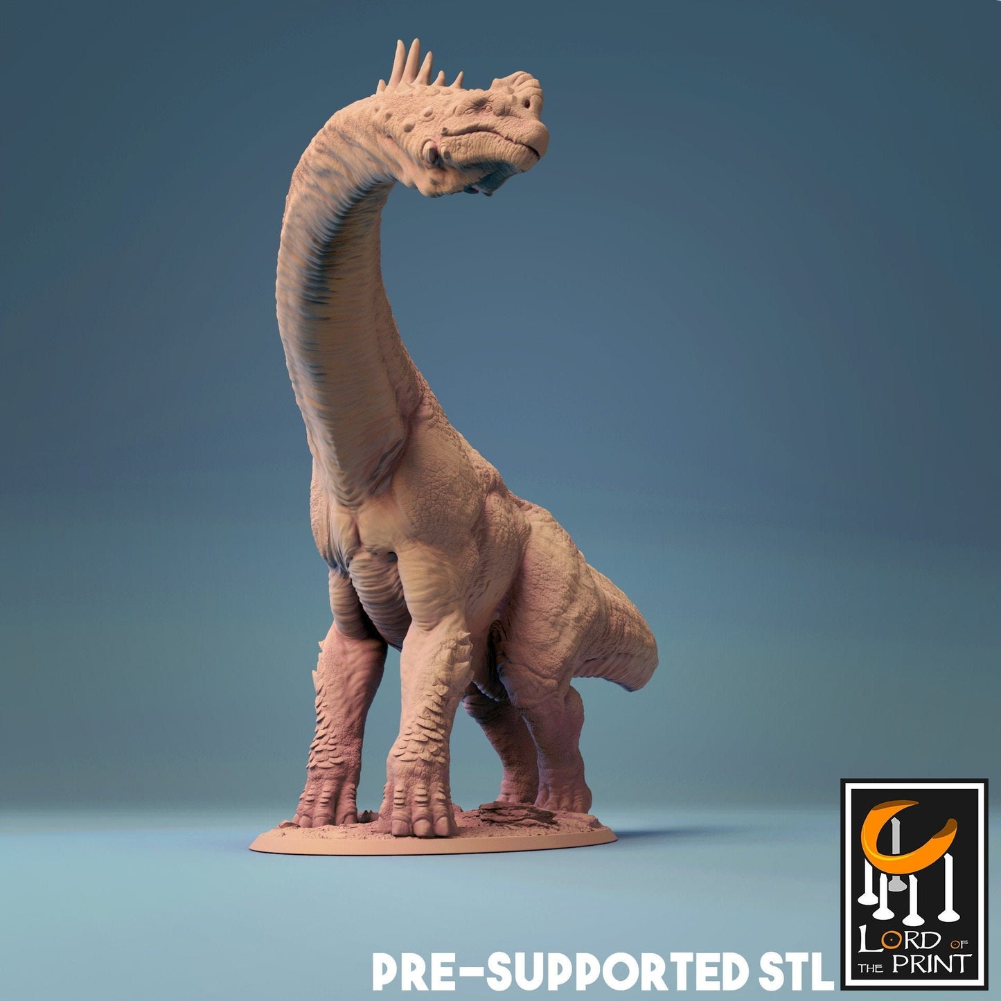 Wild Brachiosaurus by Rescale Miniatures | Miniature | TTRPG | Unpainted