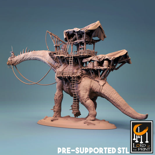 Brachiosaurus Caravan by Rescale Miniatures | Unpainted