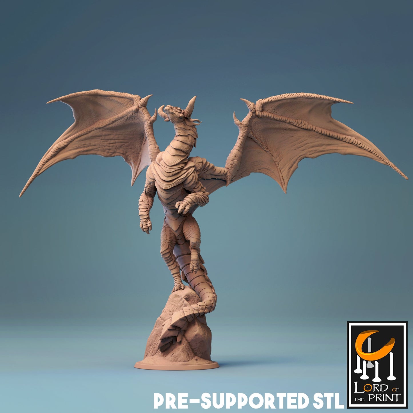 Cloud Dragons by Rescale Miniatures | Miniature | TTRPG | Unpainted