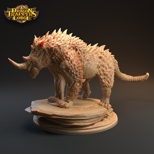 Snubwing Rhino Dragon by Dragon Trappers Lodge | Unpainted