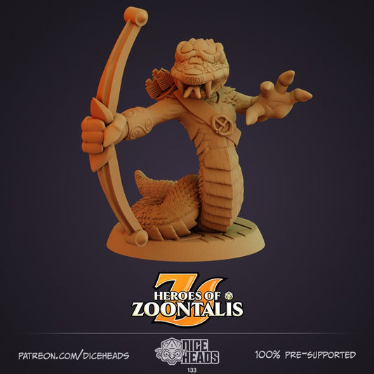 Yuan-ti, Snake-folk by Dice Heads | Unpainted