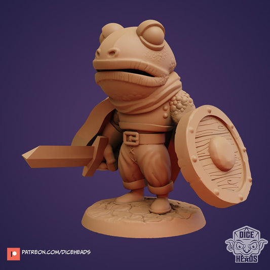 Amphibian Adventurers by Dice Heads | Unpainted