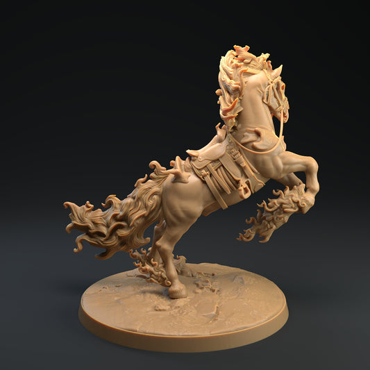 Nightmare and Rider by Dragon Trappers Lodge | Unpainted