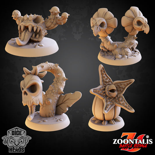 Living Plants by Dice Heads | Unpainted