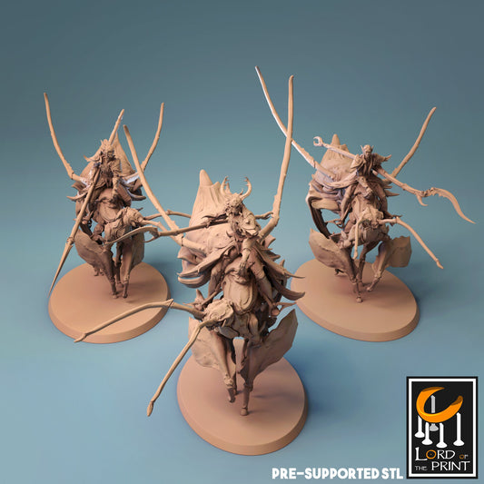 Leafwalker Cavalary by Rescale Miniatures | Miniature | TTRPG | Unpainted