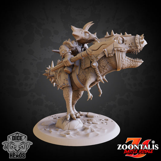 T-Rex Mount by Dice Heads | Unpainted