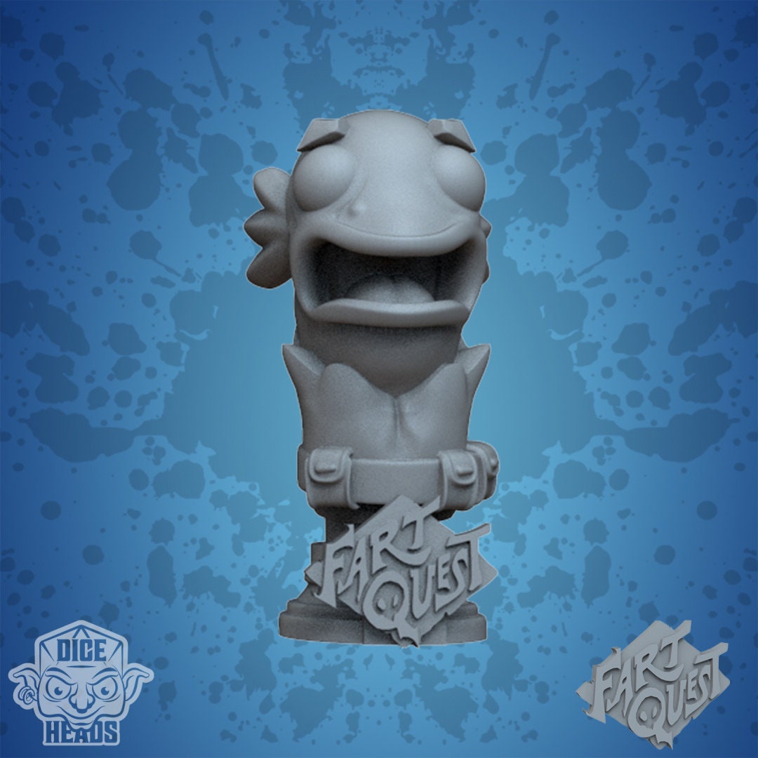 Fart Quest Busts by Dice Heads | Please Read Description
