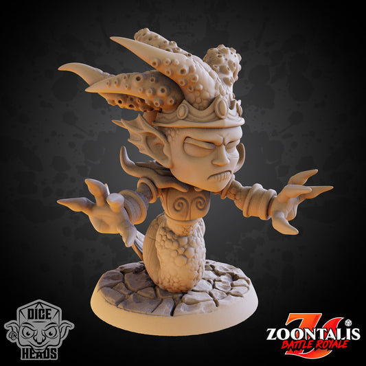 Merfolk by Dice Heads | Miniature | TTRPG | Unpainted