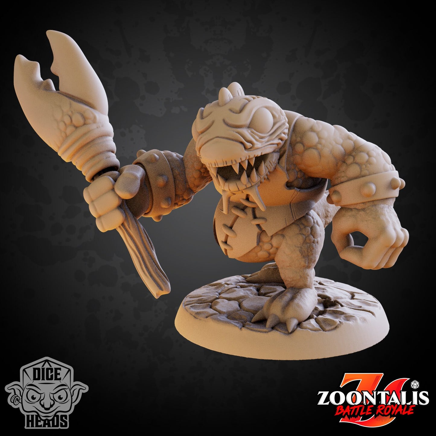 Fish-folk by Dice Heads | Miniature | TTRPG | Unpainted