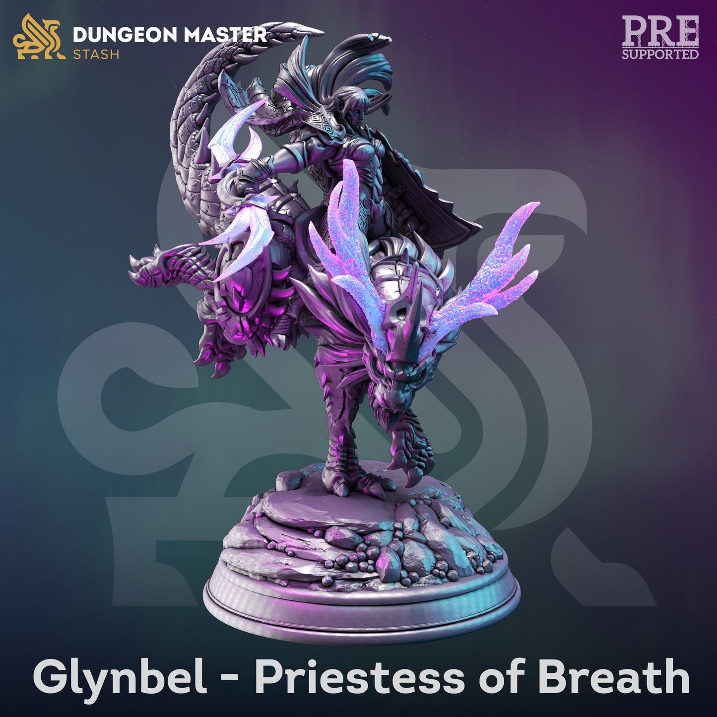 Glynbel, Priestess of Breath by DM Stash | Unpainted