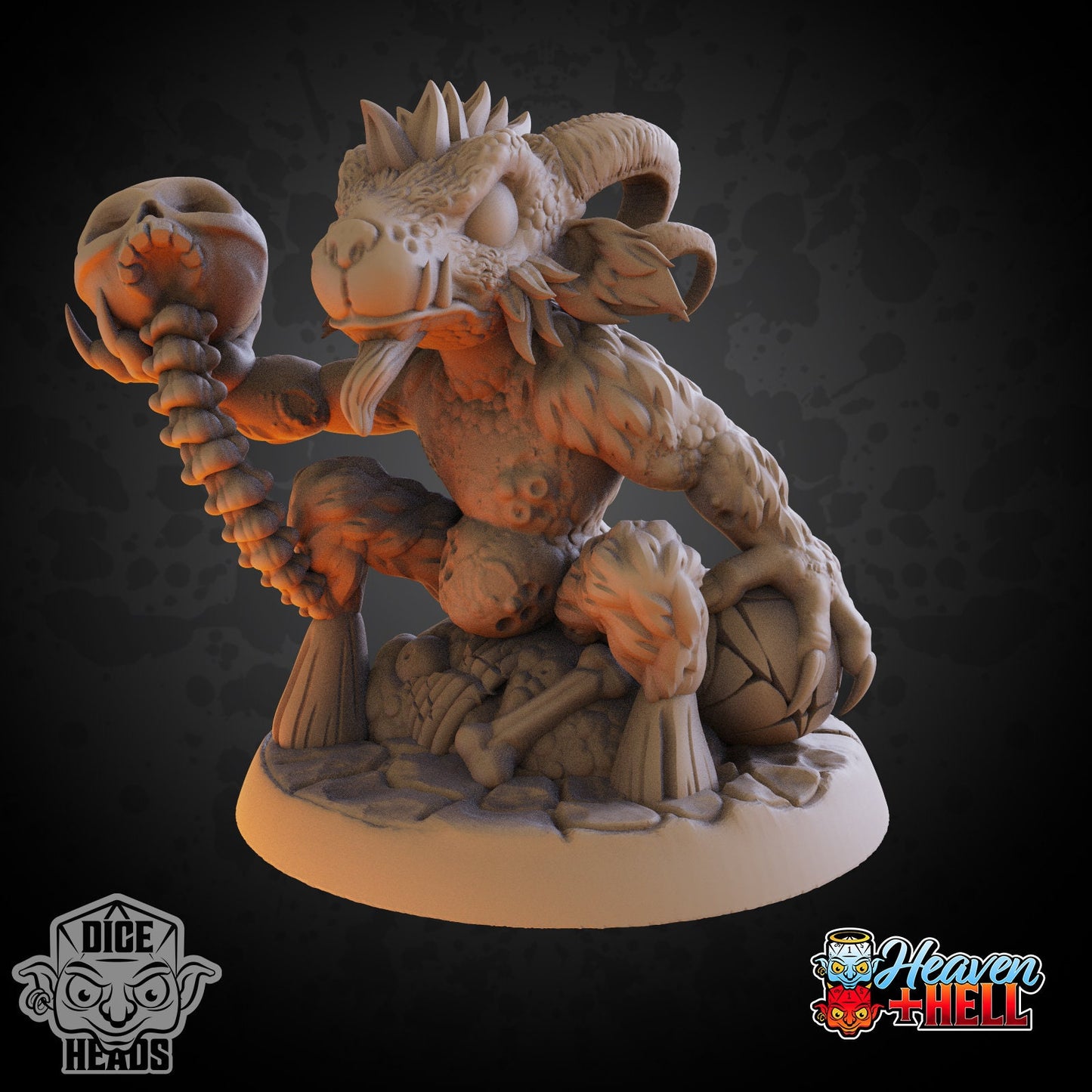 Demons by Dice Heads | Miniature | TTRPG | Unpainted