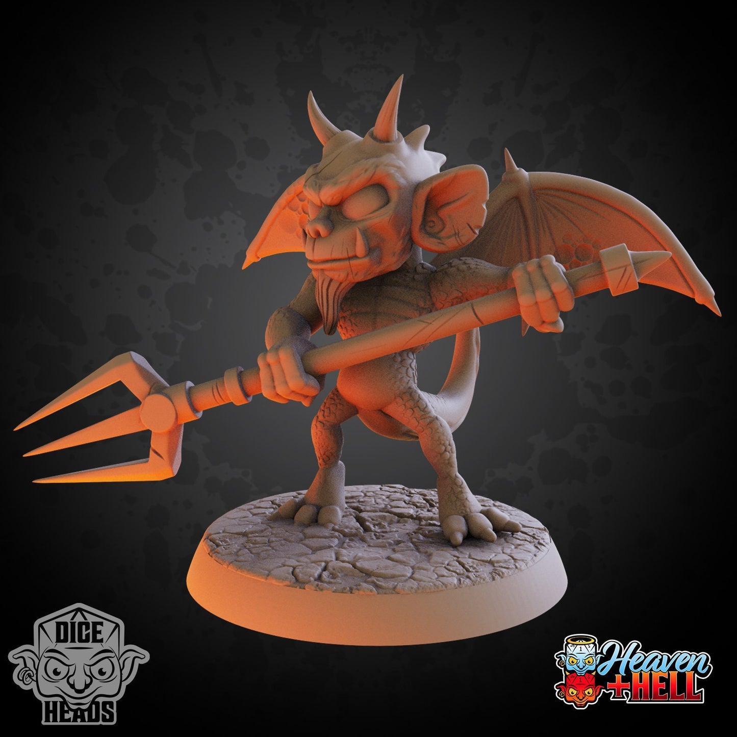 Imps (3-pack) by Dice Heads | Miniature | TTRPG | Unpainted