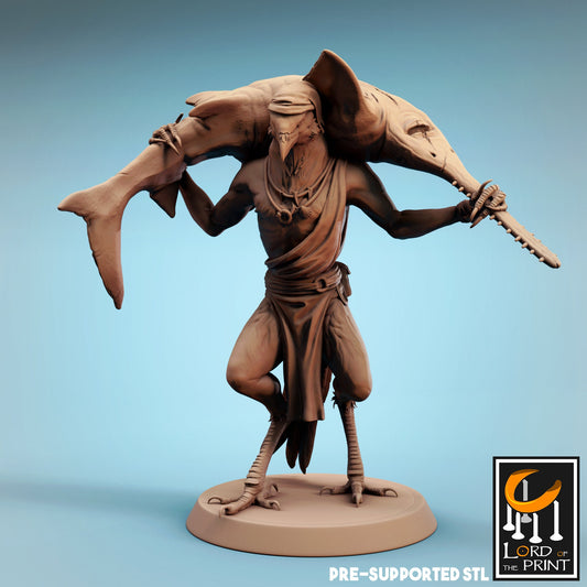 Kenku Fishers by Rescale Miniatures | Unpainted