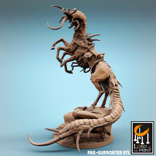 Corrupted Horses by Rescale Miniatures | Miniature | TTRPG | Unpainted