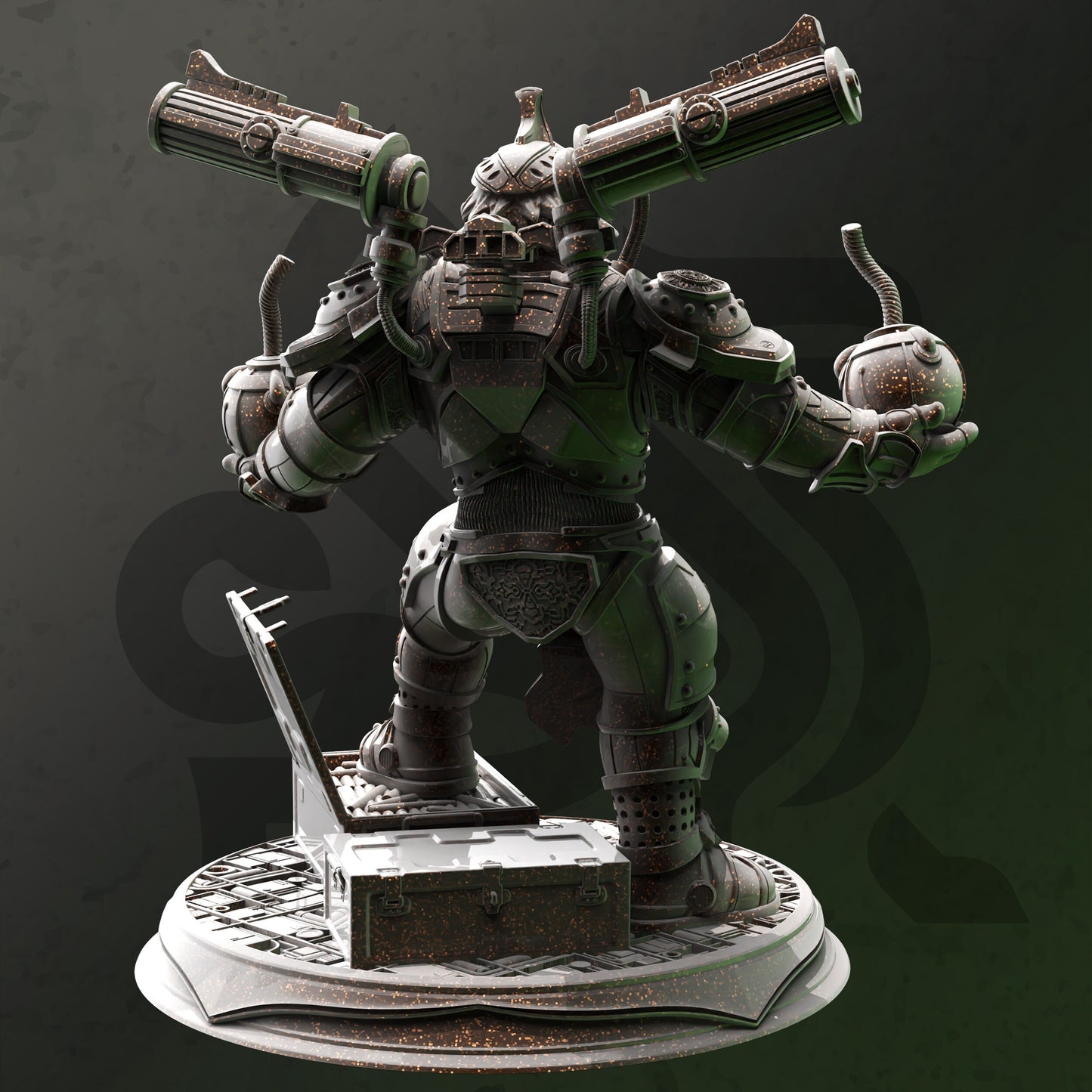 Duktuk, Dwarven Grenadier by DM Stash | Unpainted