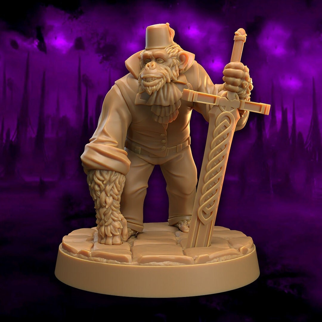 Pongo, the Awakened Ape by Dragon Trappers Lodge | Unpainted