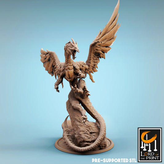 Steel Dragons by Rescale Miniatures | Unpainted