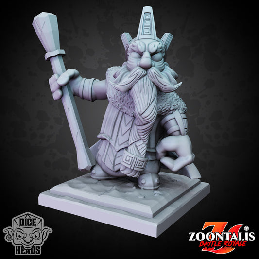 Duergar, Deep Dwarves by Dice Heads | Miniature | TTRPG | Unpainted