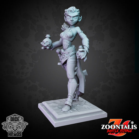 Drow, Deep Elves by Dice Heads | Miniature | TTRPG | Unpainted