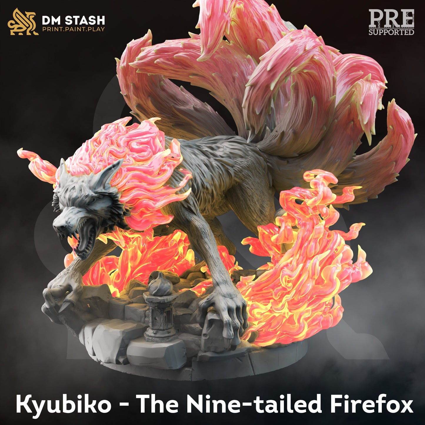 Kyubiko - Nine-Tailed Firefox by DM Stash | Unpainted