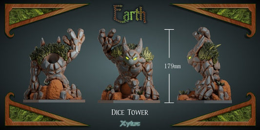Elemental Dice Towers by Xykit | Unpainted