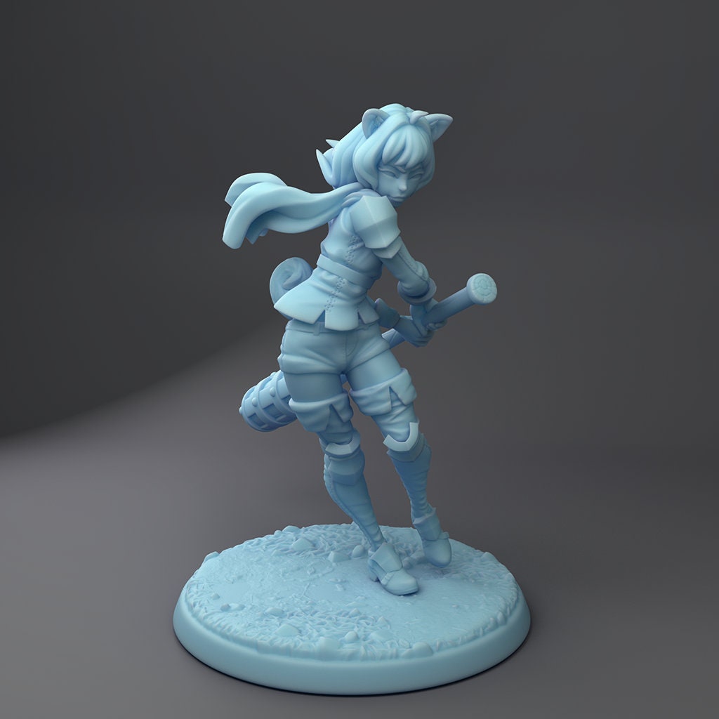 Shiba, female fighter by Twin Goddess Miniatures – The Meeple Room