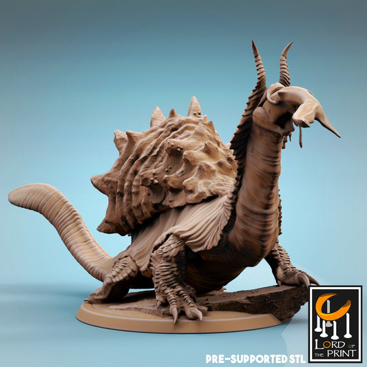 Tortescargot by Rescale Miniatures | Miniature | TTRPG | Unpainted