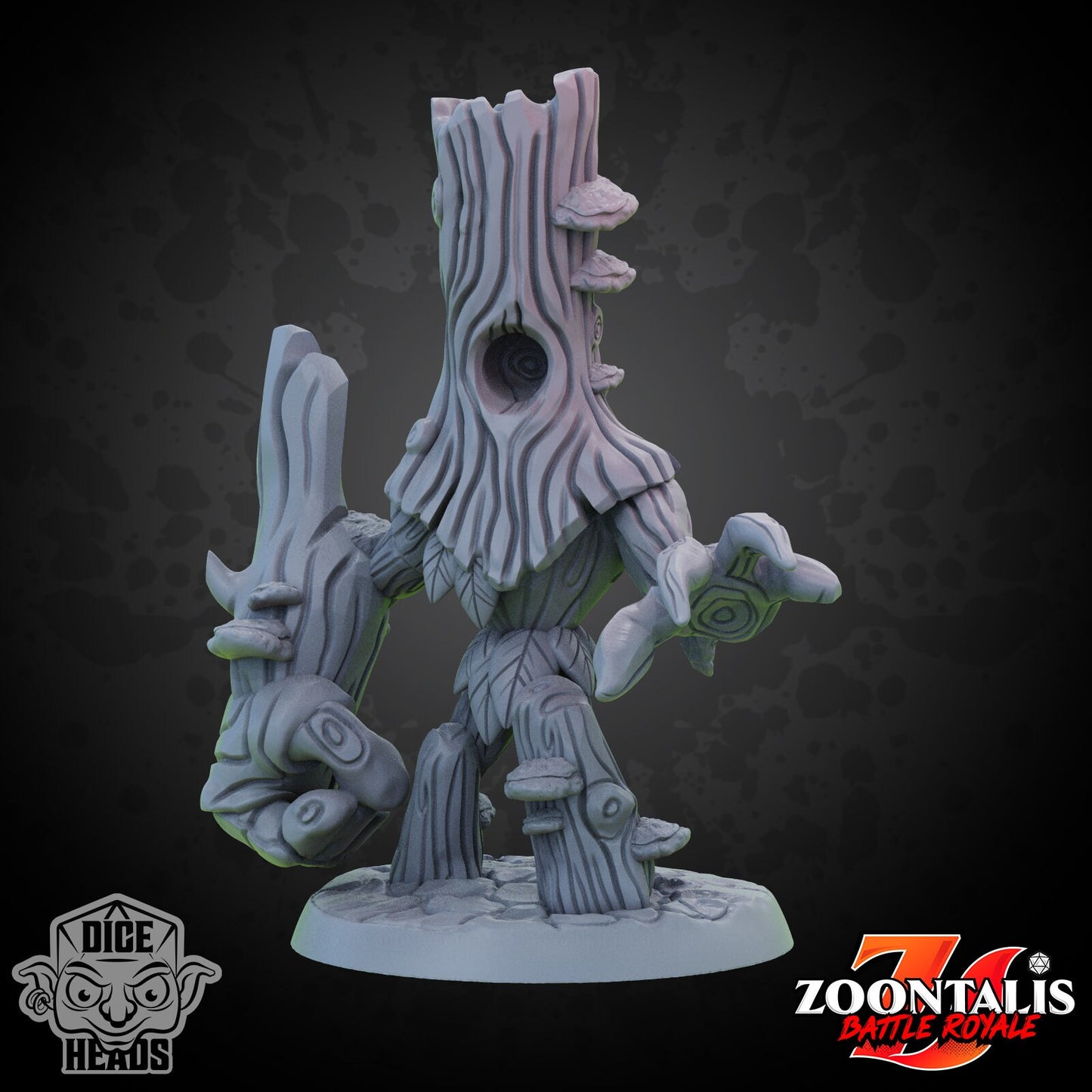 Fire and Forest Golems by Dice Heads | Unpainted