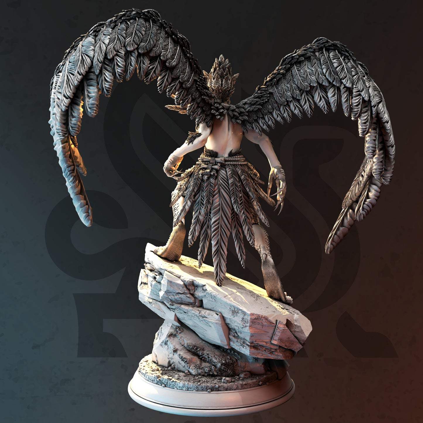 Kiziri, Queen of the Harpies by DM Stash | Unpainted