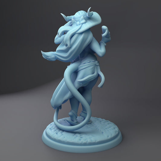 Stacy's Mom, Tiefling at the Beach by Twin Goddess Minis | Unpainted