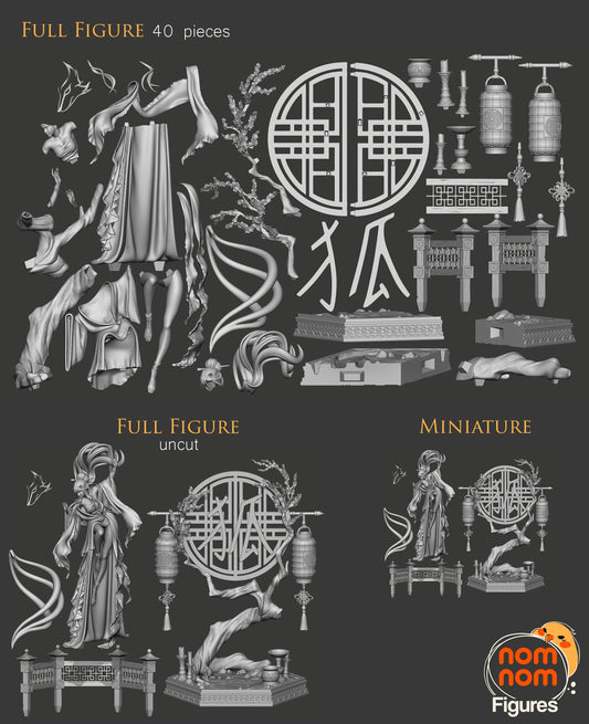 Winter Plum by NomNom Figures | Unpainted