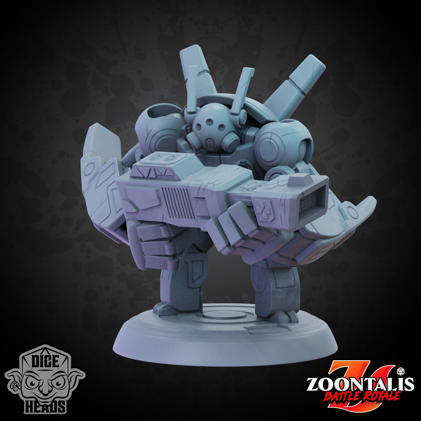 Mechs by Dice Heads | Miniature | TTRPG | Unpainted