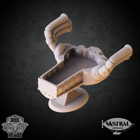 Eye Tyrant Frigate by Dice Heads | Unpainted