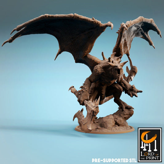 Infernum Dragon by Rescale Miniatures | Unpainted