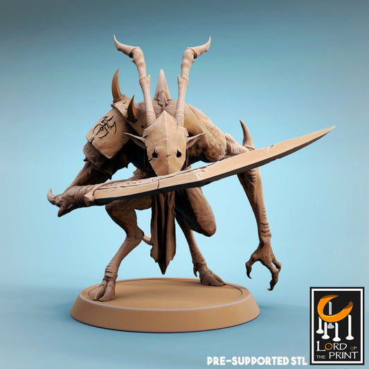 Infernum Soldiers by Rescale Miniatures | Miniature | TTRPG | Unpainted