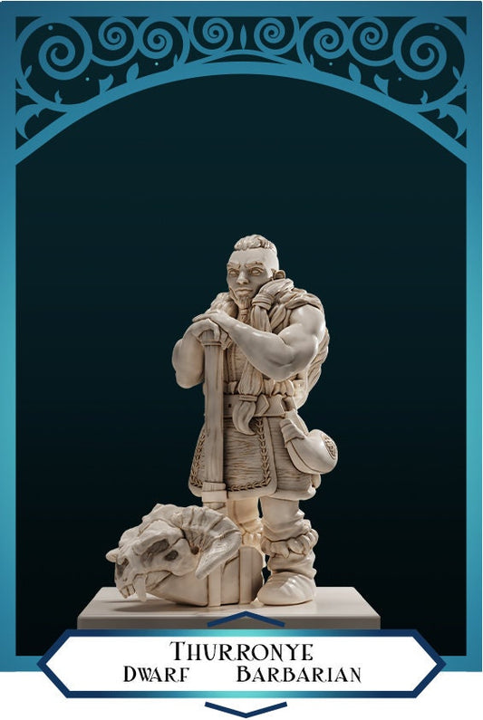 Barbarians by D&D is a Woman | Unpainted