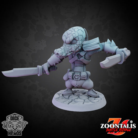 Crocodile Adventureres by Dice Heads | Unpainted