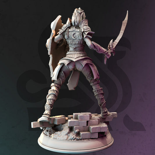 Mrina Reloth, Moon Paladin by DM Stash | Unpainted