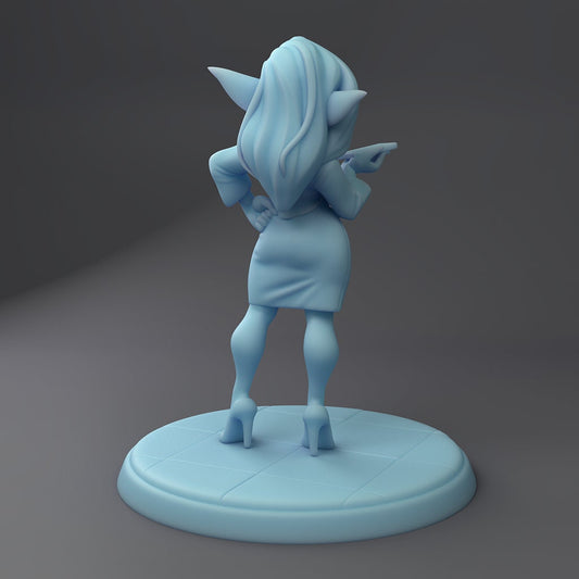 Trixli, Office Goblin by Twin Goddess Miniatures | Unpainted