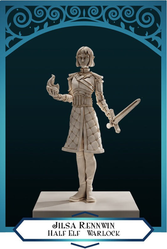 Warlocks by D&D is a Woman | Unpainted