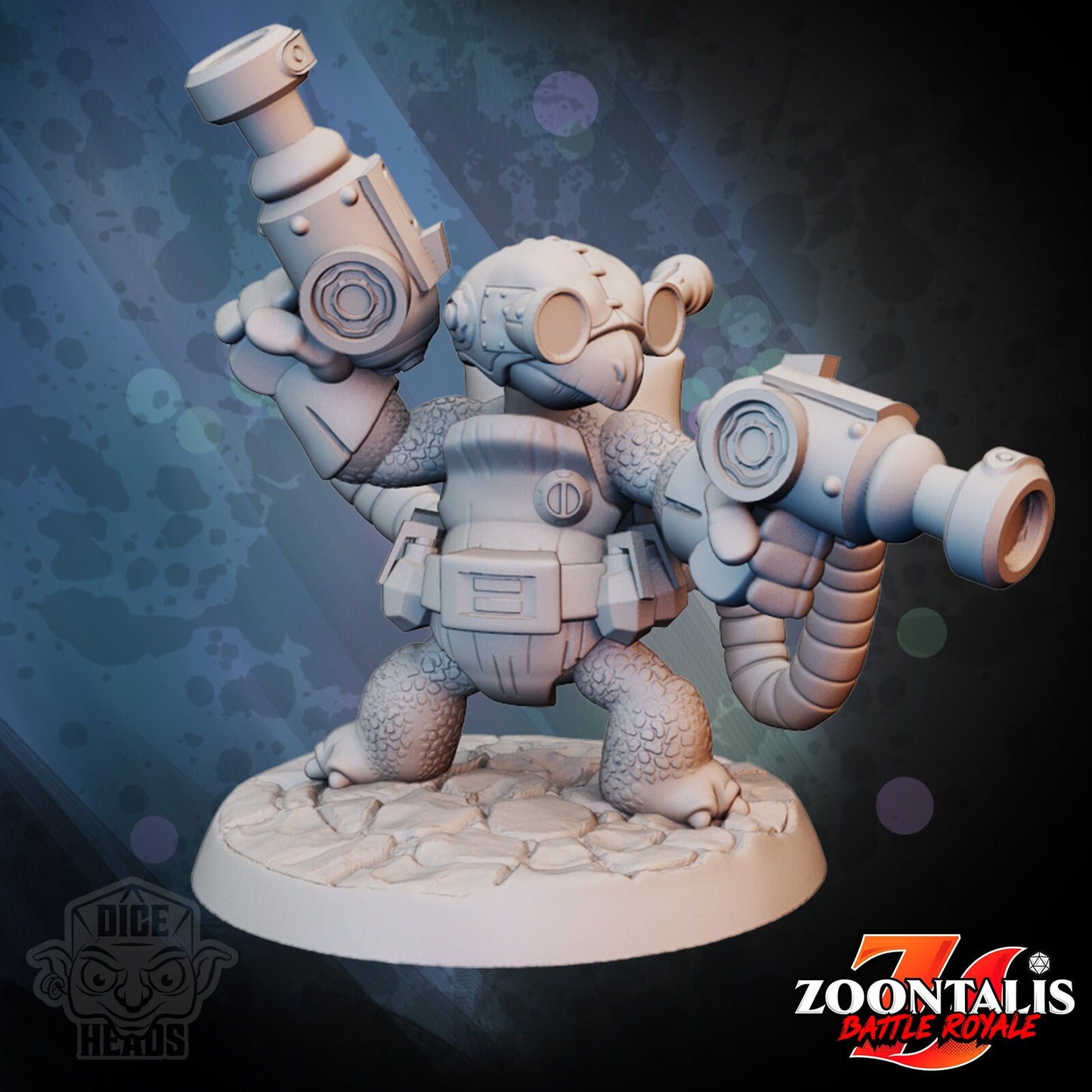 Turtle Warriors by Dice Heads | Unpainted