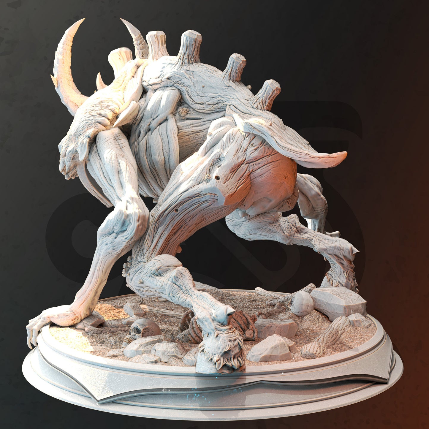 Fjornath, Cursed Beast by DM Stash | Miniature | TTRPG | Unpainted